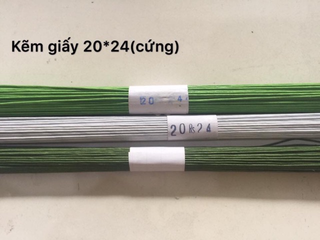 Kẽm giấy cứng nhất size 20(1 bó 100 cây)