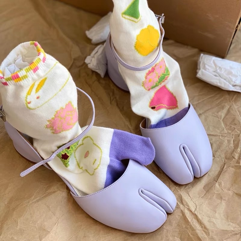 Guốc sandal móng heo maison margiela cao 3cm