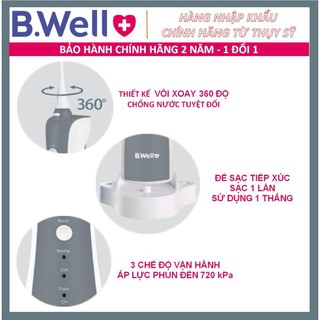 Máy Tăm Nước B.Well Swiss WI 912