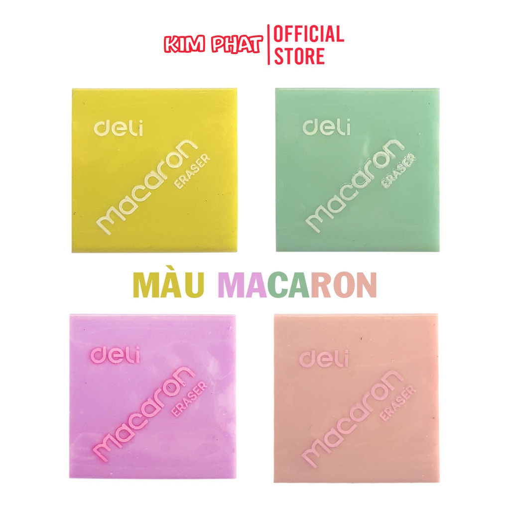 Gôm tẩy màu Macaron DELI E3044