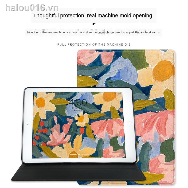 Bao Da Họa Tiết Hoa Xinh Xắn Cho 2017 / 2018 New 9.7 2019 Air3 10.5 Simple Mini4 / 5 Pro Ipad Pro Case 10.2 Inch Huawei M6 Ipad8 Máy Tính Bảng 2020 11