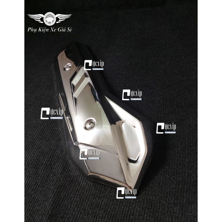 [Rẻ Vô Địch] - (2472) - Ốp Pô Inox Xe AirBlade 2020 (2013 - 2020), Vario 2015 - 2017