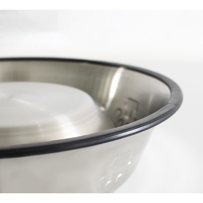 Bát ăn cho mèo, bát ăn cho chó, chén ăn inox cho chó mèo đế sao su siêu bền, chống lật