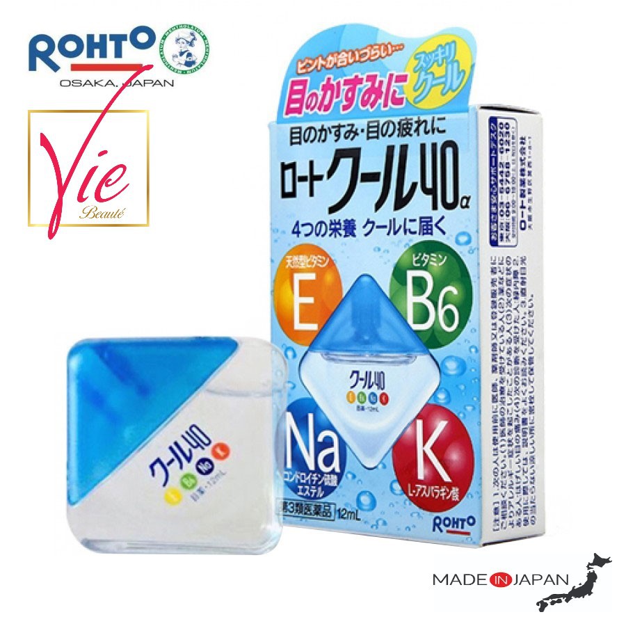 Rohto Vita 40 - Nước nhỏ mắt Rohto Vitamin 40 Nhật Bản 12ml