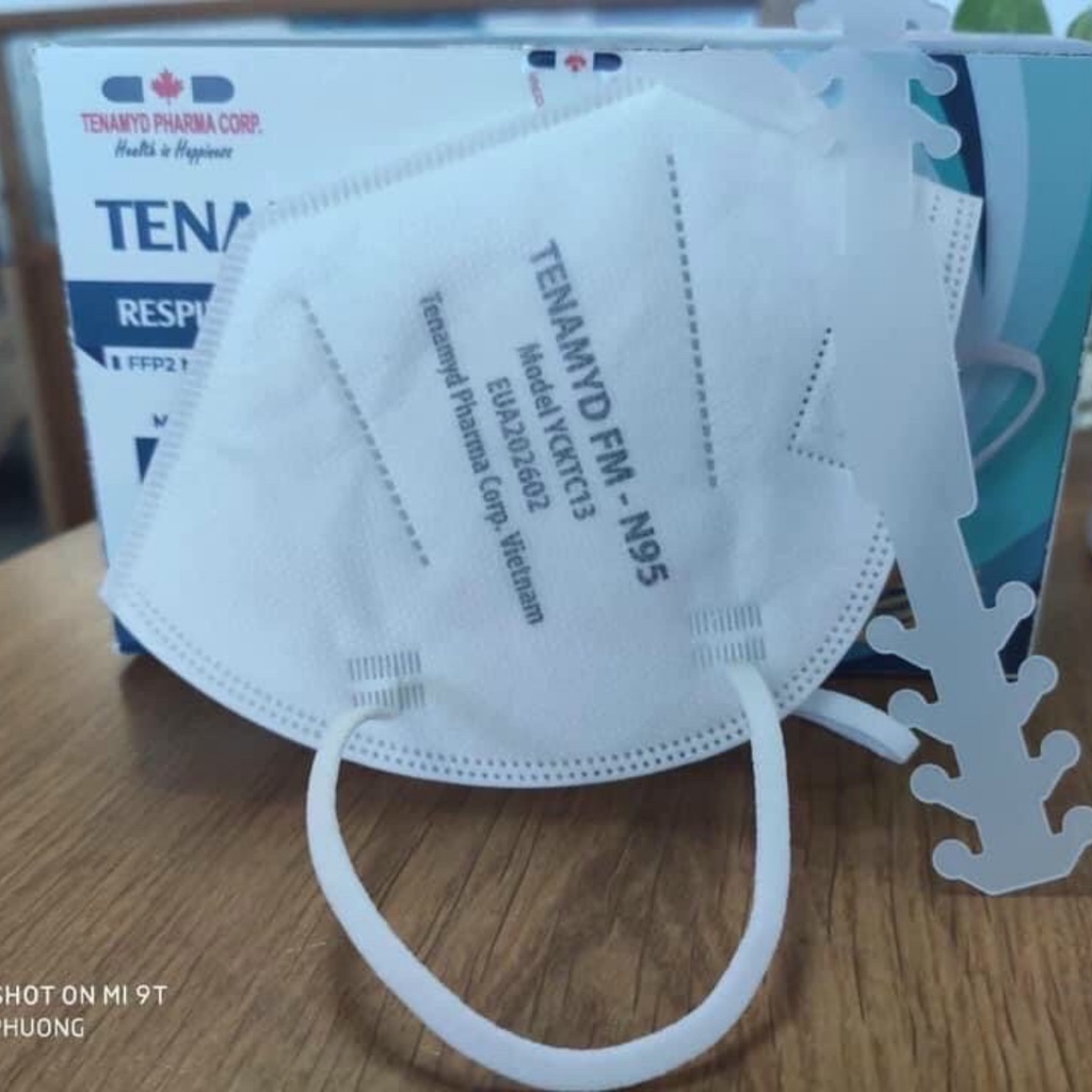 Khẩu trang 5 lớp kháng khuẩn TENAMYD - N95- Hộp 20 chiếc - Hàng chính hãng | BigBuy360 - bigbuy360.vn