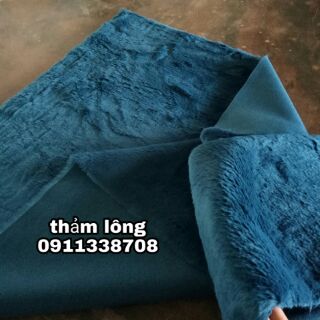 Thảm lông  xanh cổ vịt