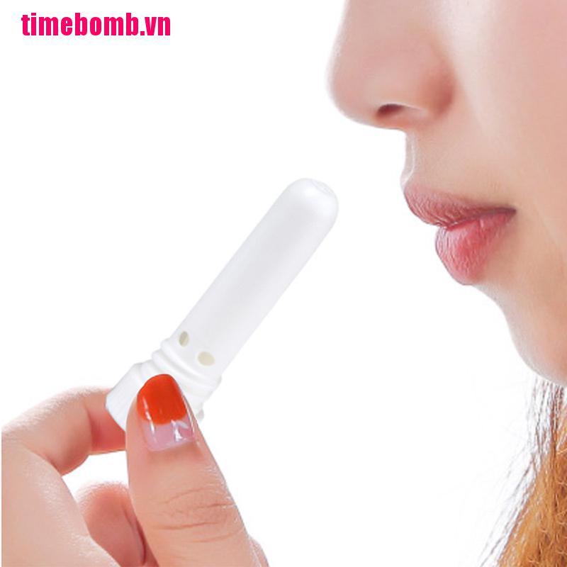 Ống hít thông mũi tinh dầu bạc hà mát lạnh giúp giảm tình trạng nghẹt mũi