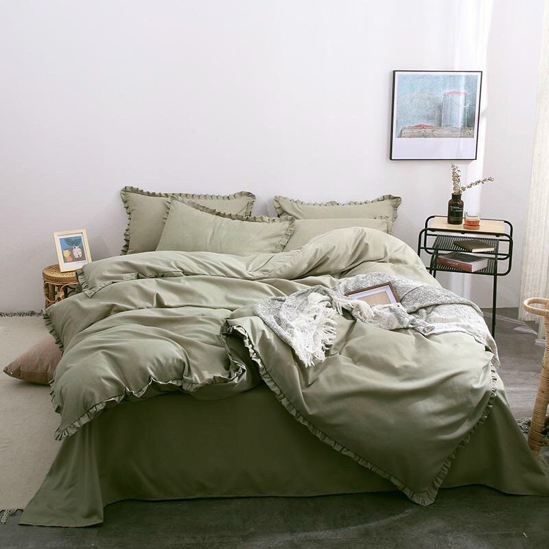 Bộ chăn ga gối cotton Tici - Mẫu bèo nhúm mới nhất