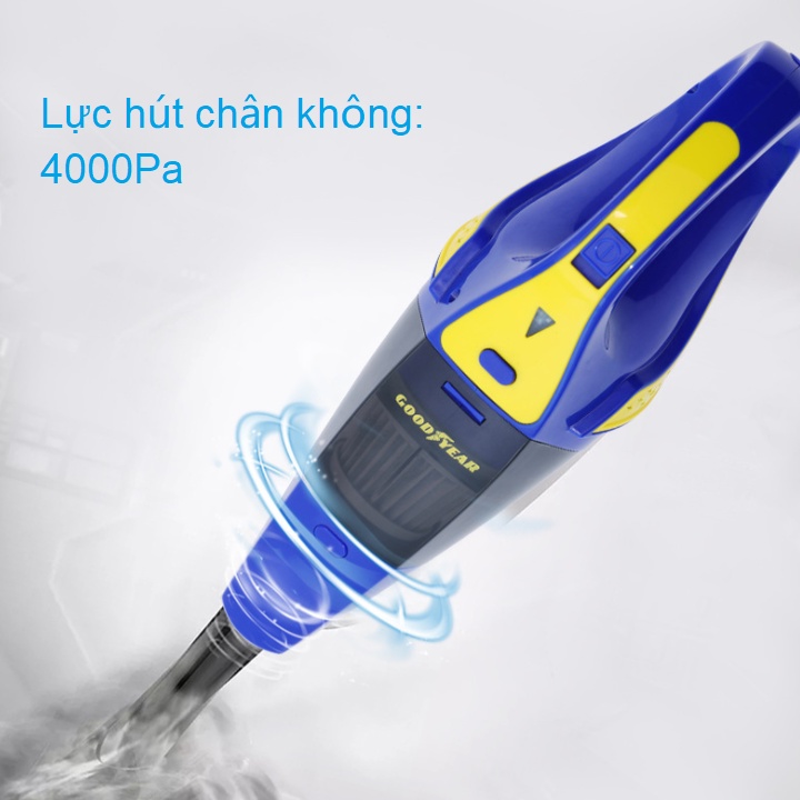 Máy hút bụi cầm tay GY-2891, thương hiệu cao cấp Goodyear [CHÍNH HÃNG - BẢO HÀNH 1 NĂM]