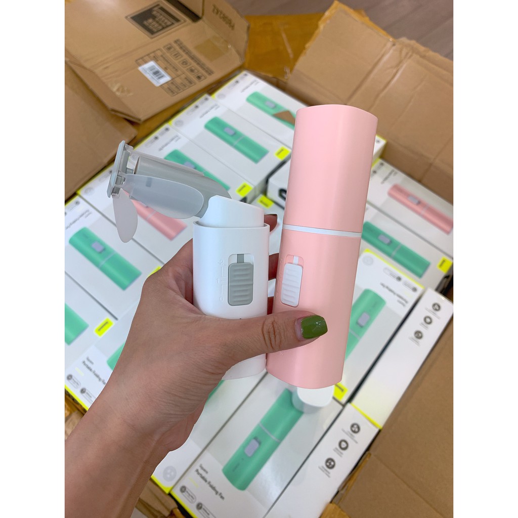 Quạt Cầm Tay Đa Năng Tích Hợp Sạc Dự Phòng 2000mAh Baseus Square Portable Folding - Chính Hãng | BigBuy360 - bigbuy360.vn