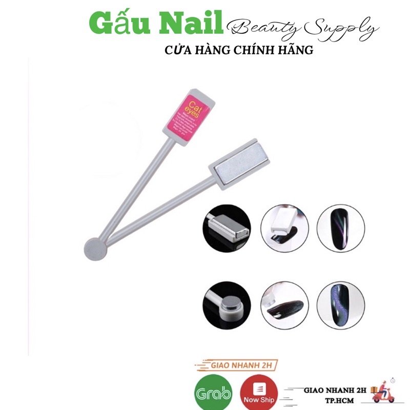 Cây Nam châm hơ sơn gel tạo mắt mèo hai đầu