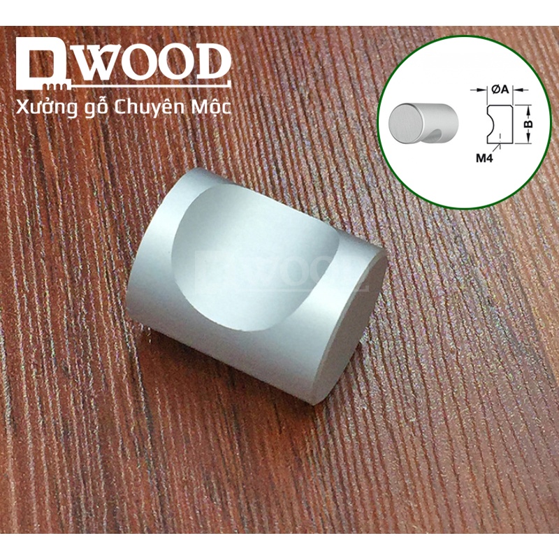 Tay nắm tủ Dwood hợp kim nhôm cao cấp kèm ốc