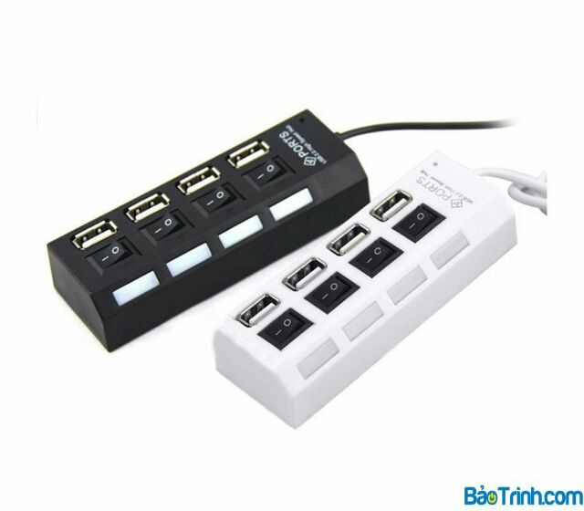 HUB CHIA 4 CỔNG USB CÓ CÔNG TẮC