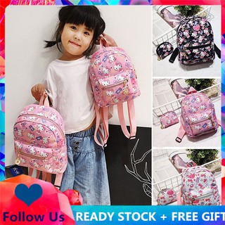 Balo Đi Học Hình Hello Kitty Dễ Thương Cho Bé