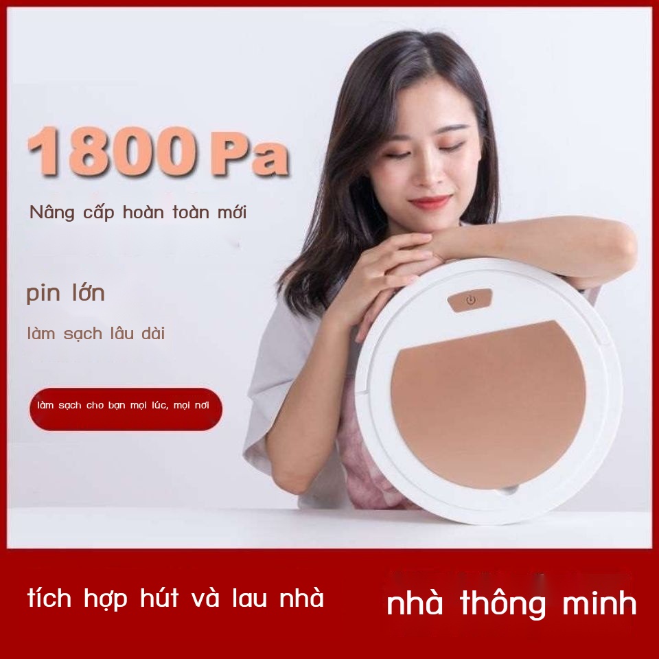 ❐Sạc hoàn toàn tự động máy hút bụi gia đình siêu mỏng máy quét ướt và khô robot quét thông minh