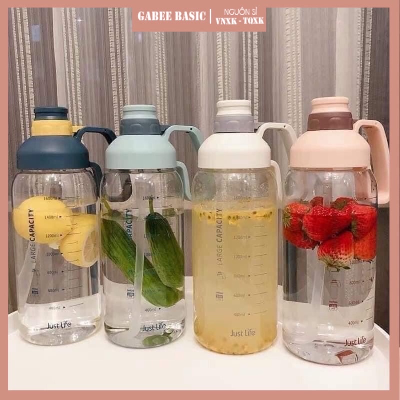 Bình đựng nước detox 2L