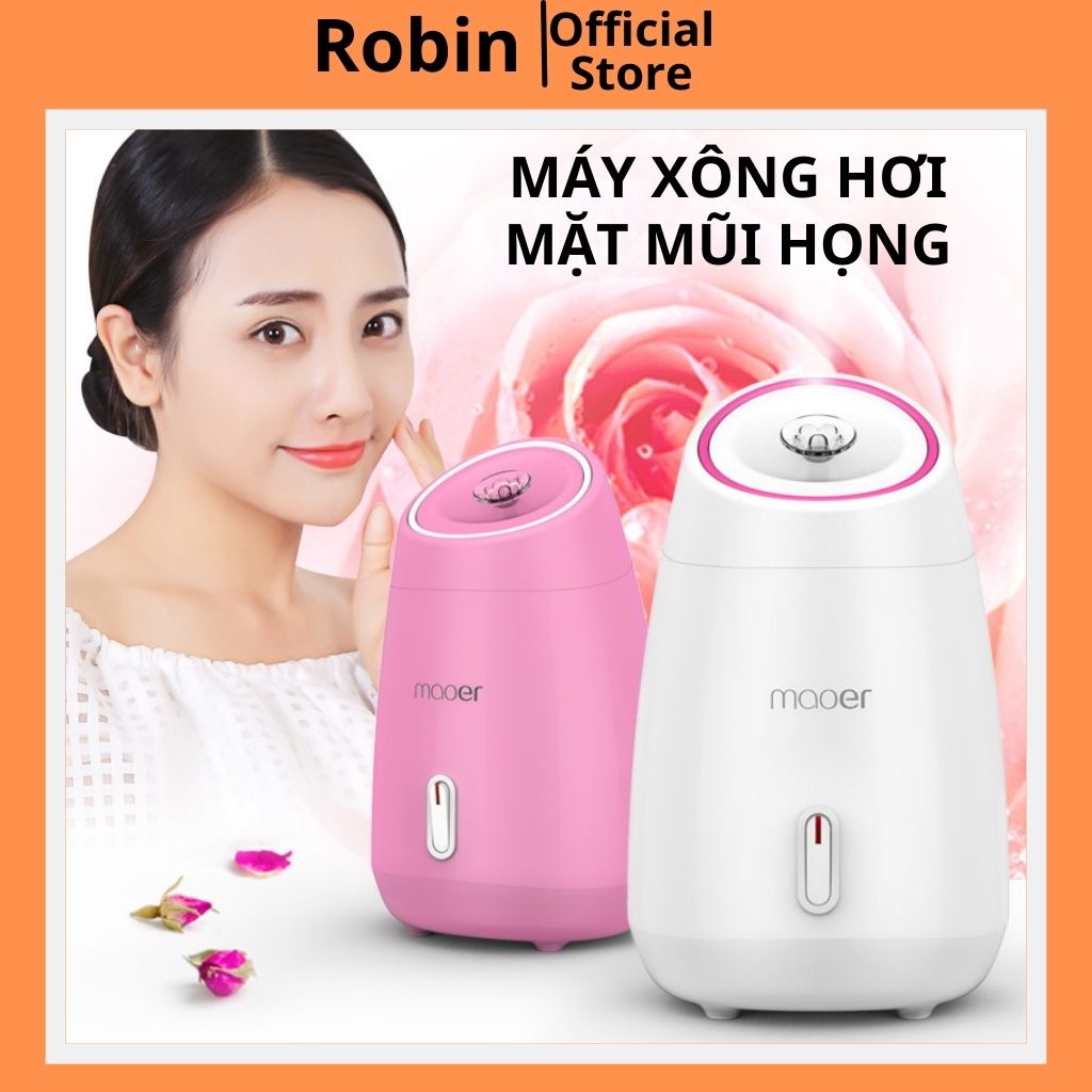 Máy xông mặt mũi họng sông hơi Maoer Magic xông thảo dược hoa quả nóng phun sương chăm sóc da mặt Robin Store