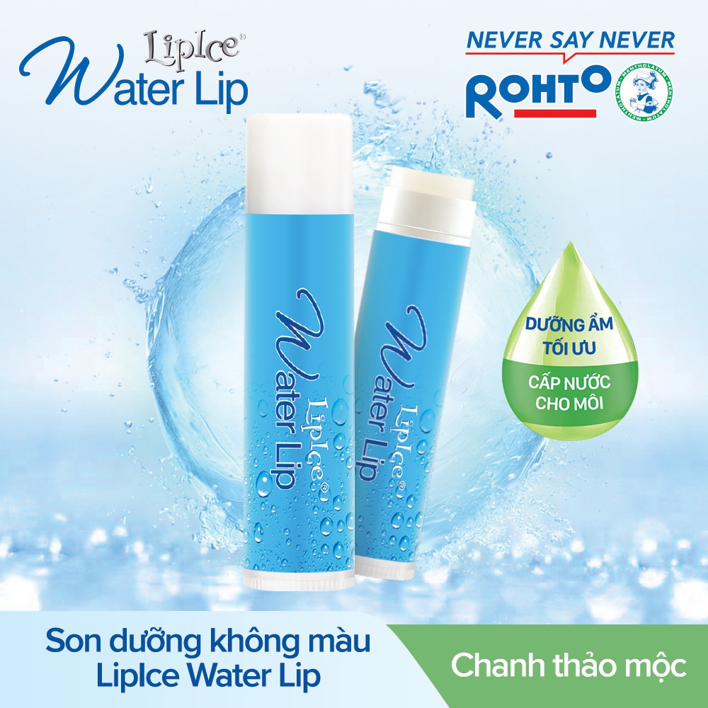 Son Dưỡng Không Màu LipIce Water Lip 4.3g 🌺 FREESHIP 🌺 Cam Kết Hàng Chính Hãng 🌺 Mềm Môi 🌺 Dưỡng Ẩm 🌺