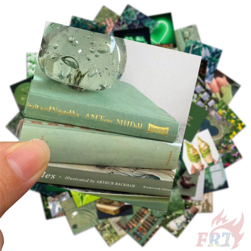 ❉ Beautiful Scenery Series 01 Morning . Green Garden Stickers ❉ 56Pcs/Set DIY Fashion Mixed Luggage Laptop Skateboard Doodle Decals Stickers