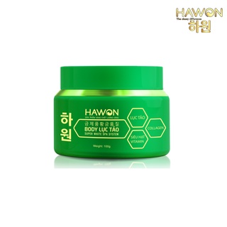 Kem Body Lục Tảo Trắng Da Nhanh Chóng Super White HAWON - 100g