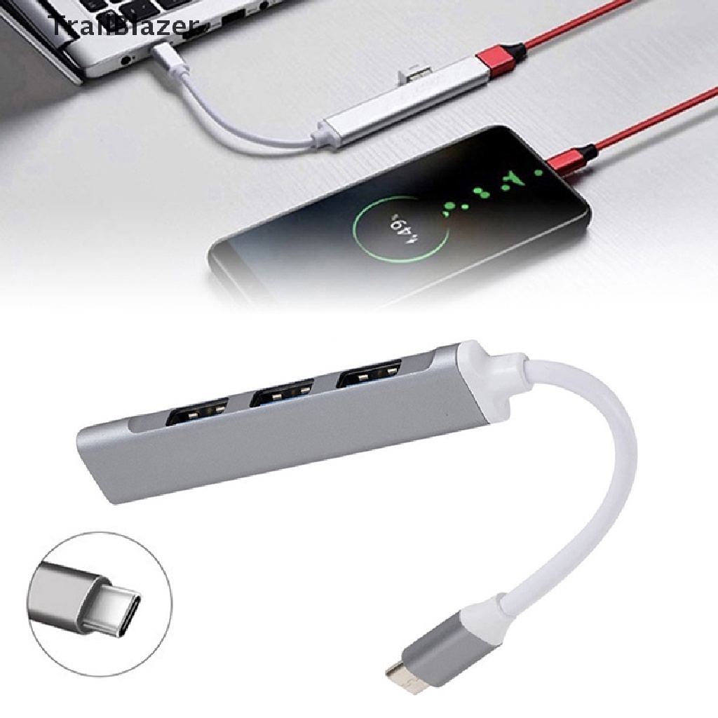 Hub Chia 4 Cổng Usb C 3.0 Type C 3.1 Otg Cho Lenovo Xiaomi Jelly