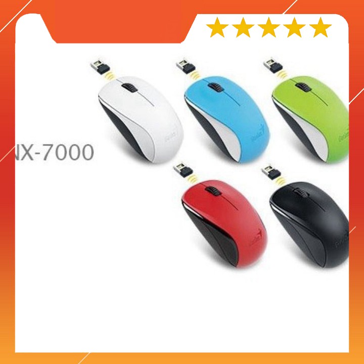 XẢ KHO - BÁN VỐN XẢ KHO - MOUSE KHÔNG DÂY GENIUS NX-7005 - HÀNG CHÍNH HÃNG BTC01 KJGHFUROT9578