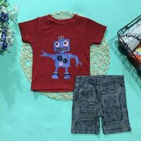Set 2 bộ cộc tay bé trai