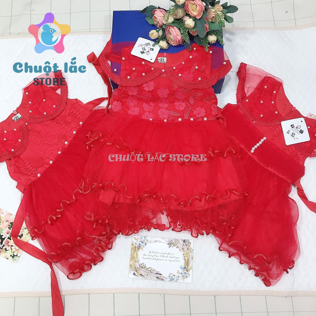 LIVESTREAM Xả Kho Váy Công Chúa Bé Gái  Chất Ren Cao Cấp 4kg Đến 20kg