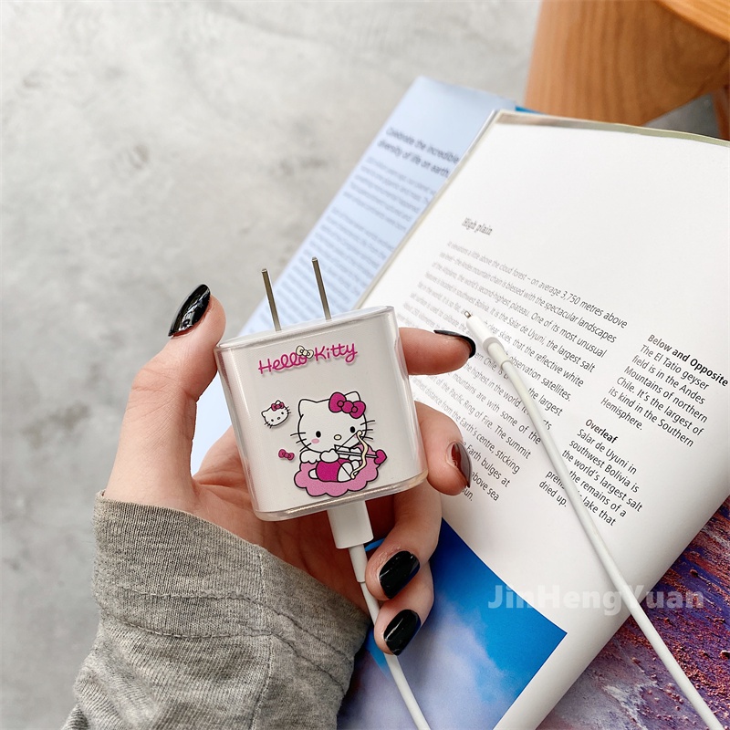 Vỏ Bọc Đầu Sạc Nhanh PD 18W 20W Bằng Tpu Mềm Trong Suốt