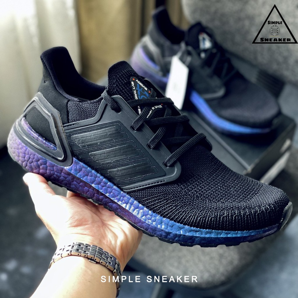 Giày Adidas Ultraboost 20 🔥FREESHIP🔥Adidas Ultra Boost 20 Black Galaxy Chính Hãng -Giày Chạy Bộ Tốt Nhất Thế Giới EG1341