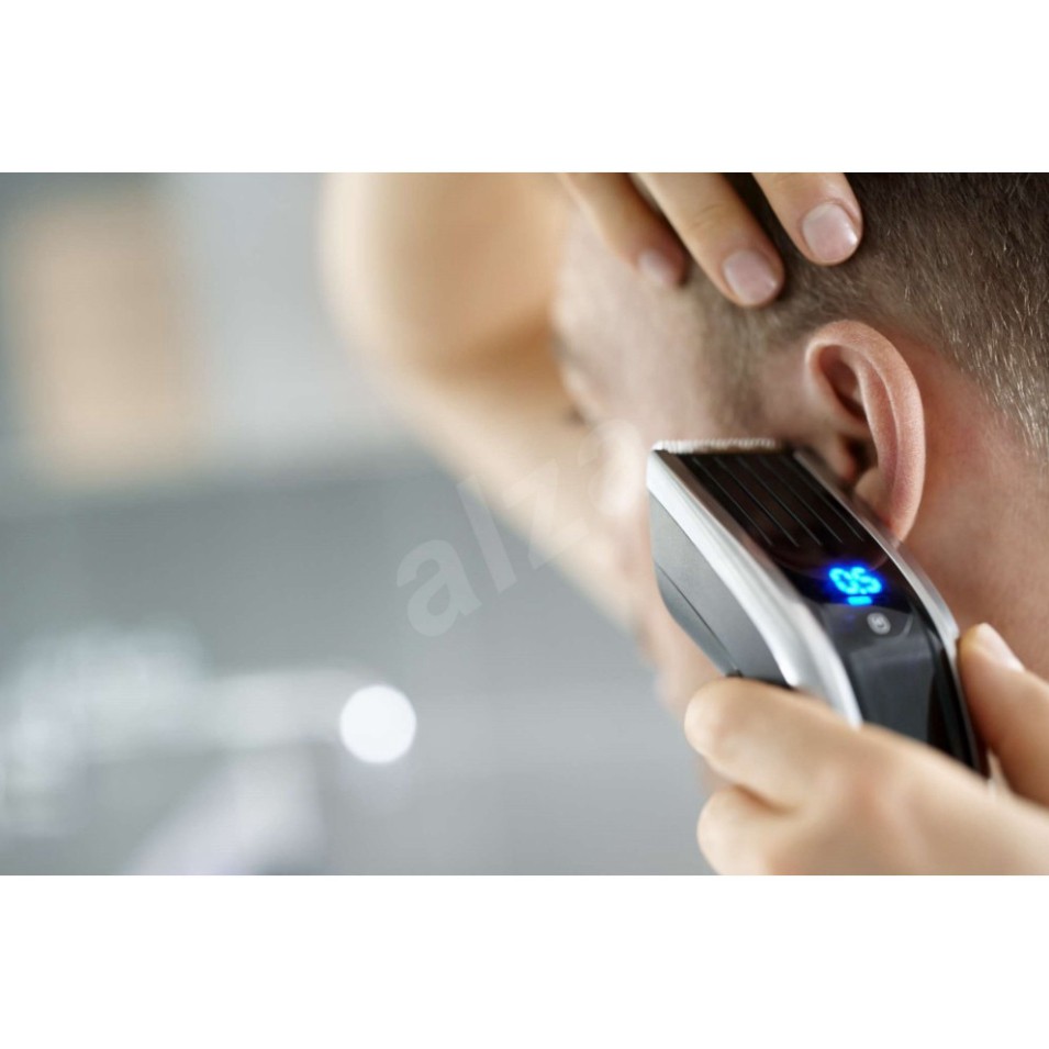Sản Phẩm Tông đơ cắt tóc cao cấp thương hiệu Philips HC9450/15. Đầu cắt lưỡi Titanium, tích hợp nhiều cỡ dưỡng. Bảo hành