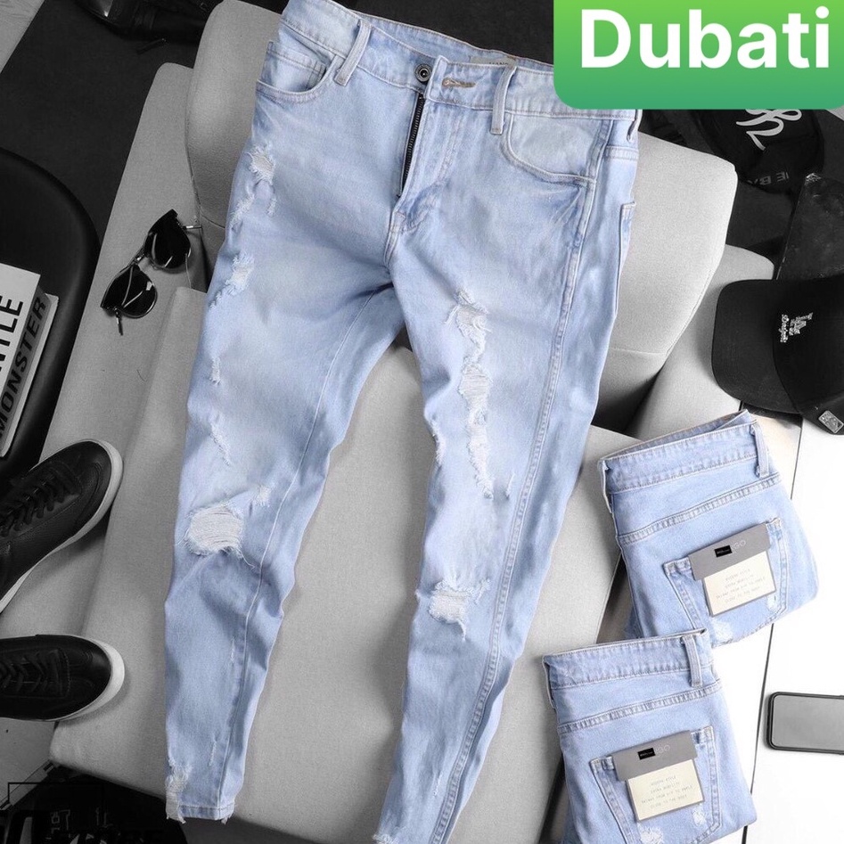 QUẦN BAGGY JEAN NAM CHẤT BÒ XANH NHẬT BẢN KIỂU HOT TREND- DB 78- DUBATI FASHION