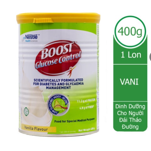 Sữa Boost Glucose Control lon 400g