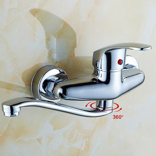 Vòi rửa bát nóng lạnh gắn tường Zento ZT2201