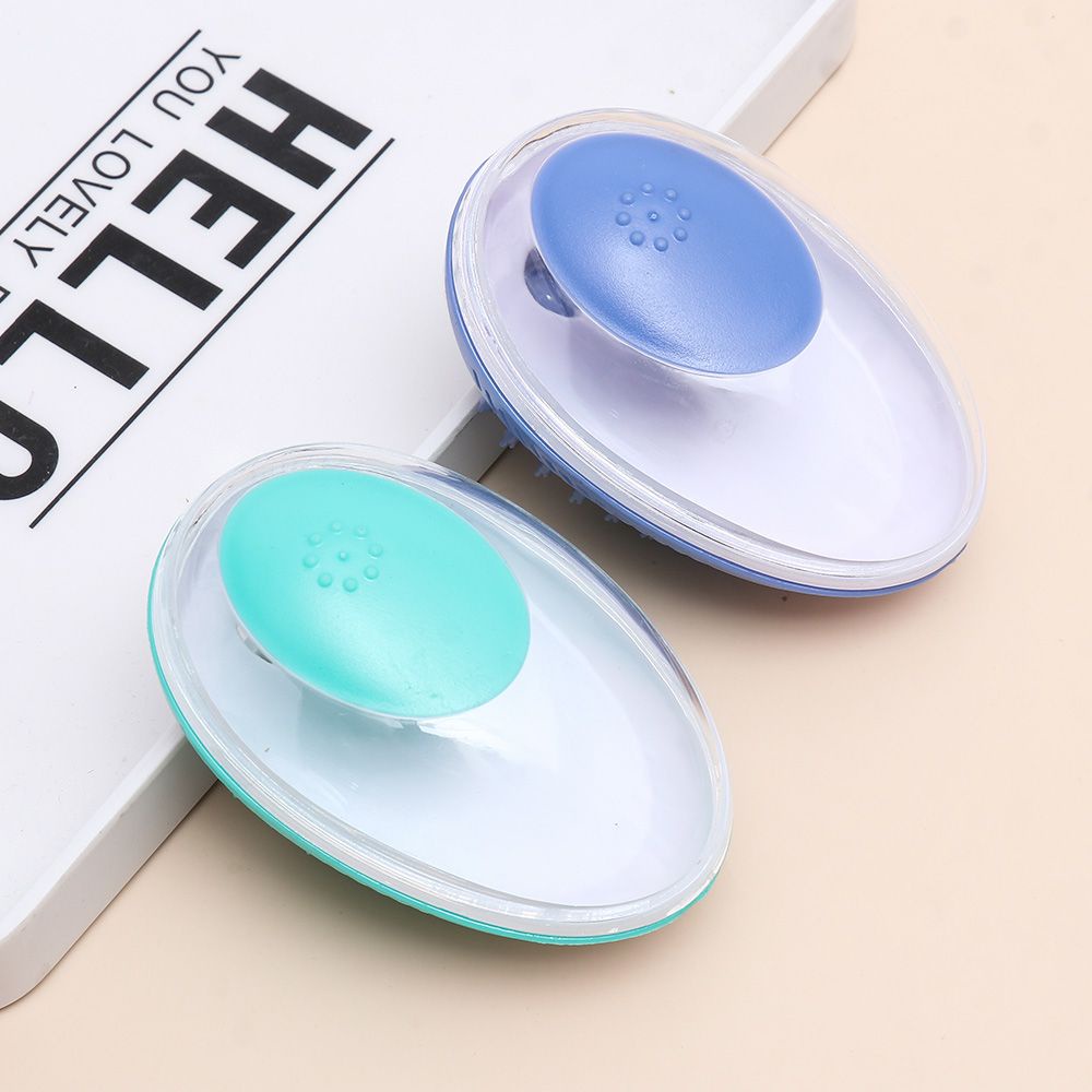 Bàn Chải Silicon Mềm Mát Xa Tắm Cho Thú Cưng Nhiều Màu Sắc