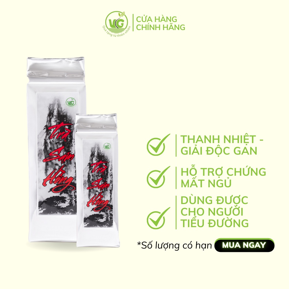 Trà Sâm Hồng [FREESHIP] Trà Thảo Dược Thanh Nhiệt Thanh Lọc Mát Gan An Thần Dễ Ngủ Hỗ Trợ Đau Dạ Dày