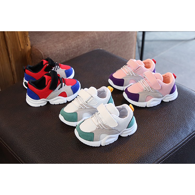 GIÀY SNEAKER CHO BÉ TRAI VÀ BÉ GÁI (CÓ MÀU HỒNG)