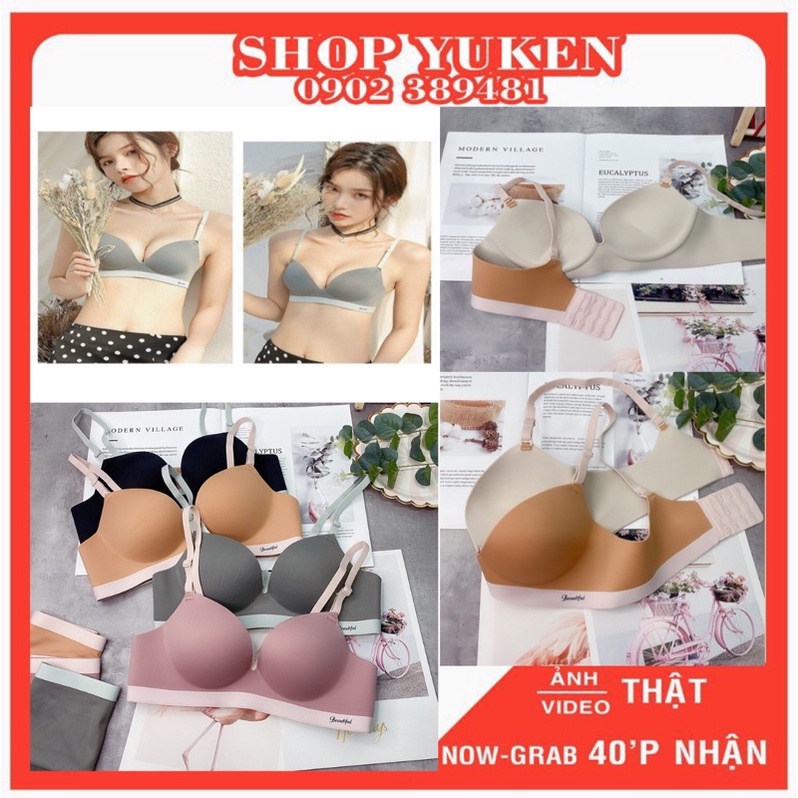 ♥️ SHOP UY TÍN ♥️ Áo ngực su Pháp mút dày Áo Lót Trơn Độn