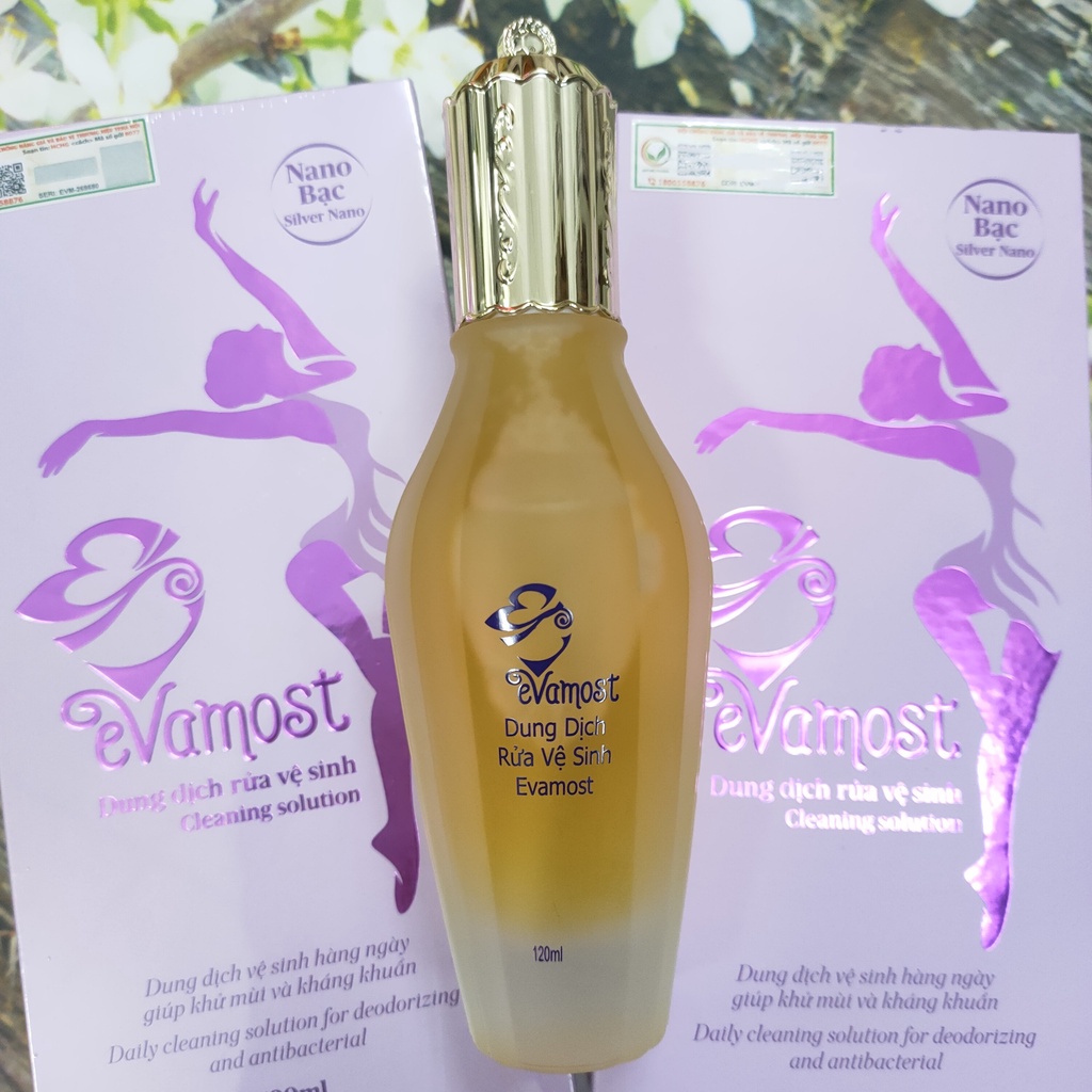 Dung dịch vệ sinh Evamost 120ml Date mới-Nâng niu cô Bé Việt