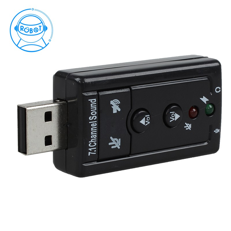 Card Âm Thanh Usb 2.0 7.1 Màu Đen