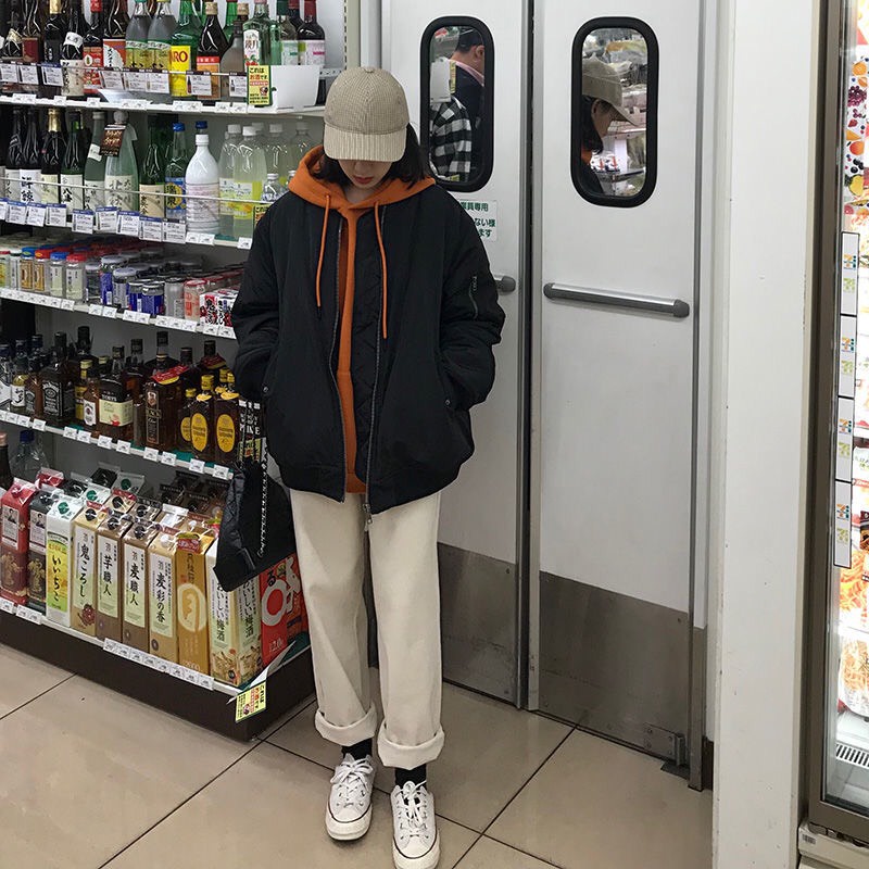 Áo Phao Bomber Ulzzang Unisex | Áo Đôi | Phong Cách Trẻ Trung