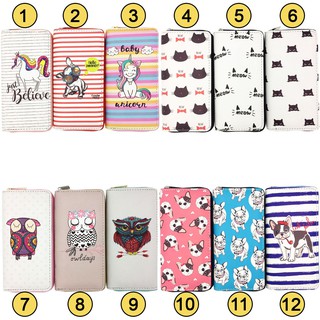BST bóp ví dài cầm tay họa tiết hoạt hình động vật mèo nhỏ cute dễ thương cho nữ - Link 3 - Banana Store