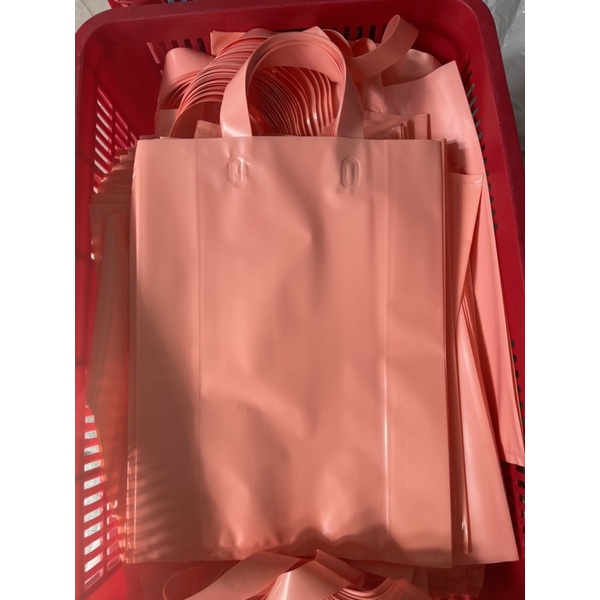 Túi ép quai màu pastel đào , xanh pastel cực xinh