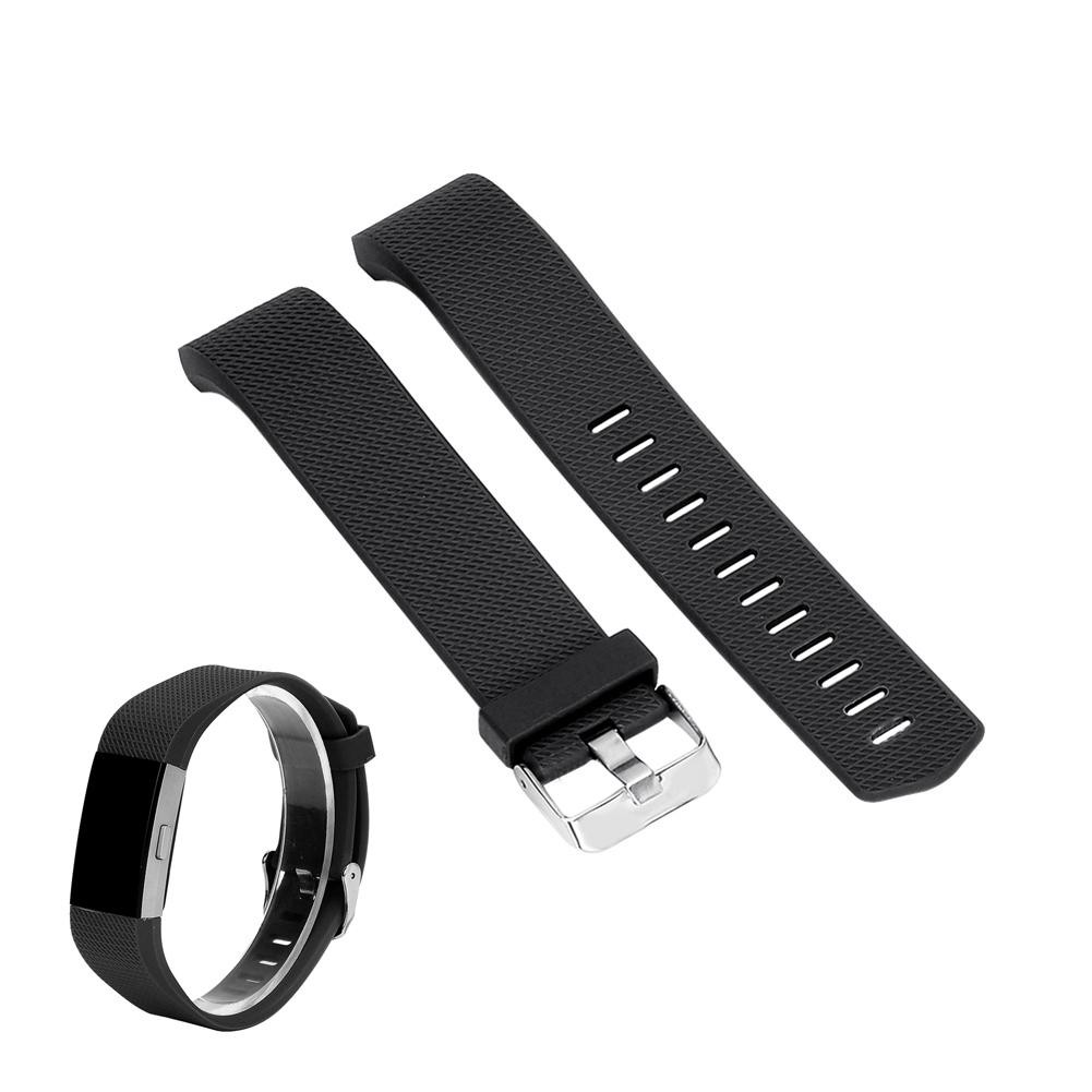 [Chất lượng cao] S Size Silicone Watchband Dây đeo thay thế cho Fitbit Charge 2 Đồng hồ thông minh