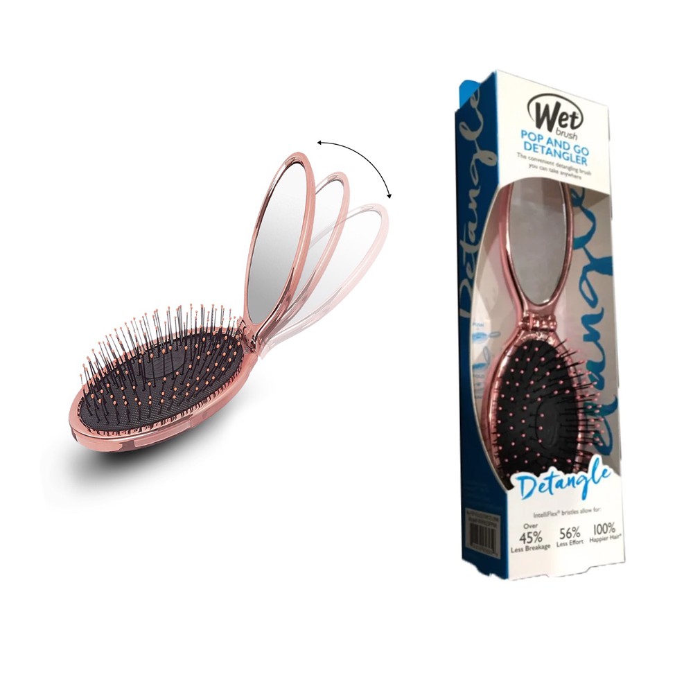 Combo 2 lược gỡ rối WET BRUSH màu vàng hồng