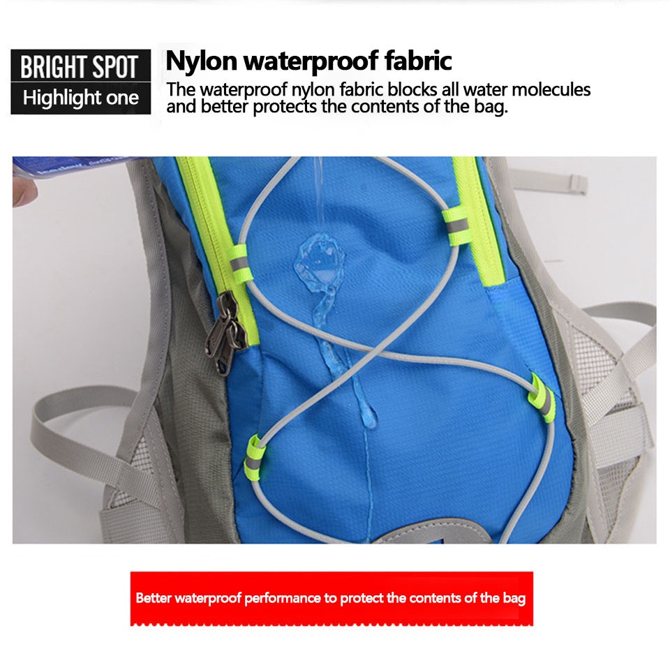 Balo Đựng Nước Dung Tích 2L Siêu Nhẹ Thoáng Khí Tiện Dụng Cho Hoạt Động Ngoài Trời