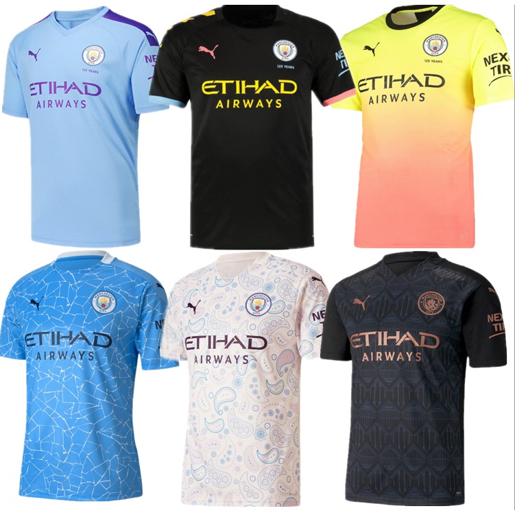 Áo Thun Bóng Đá Đội Tuyển Manchester City 3rd 2019 / 2020 / 2021