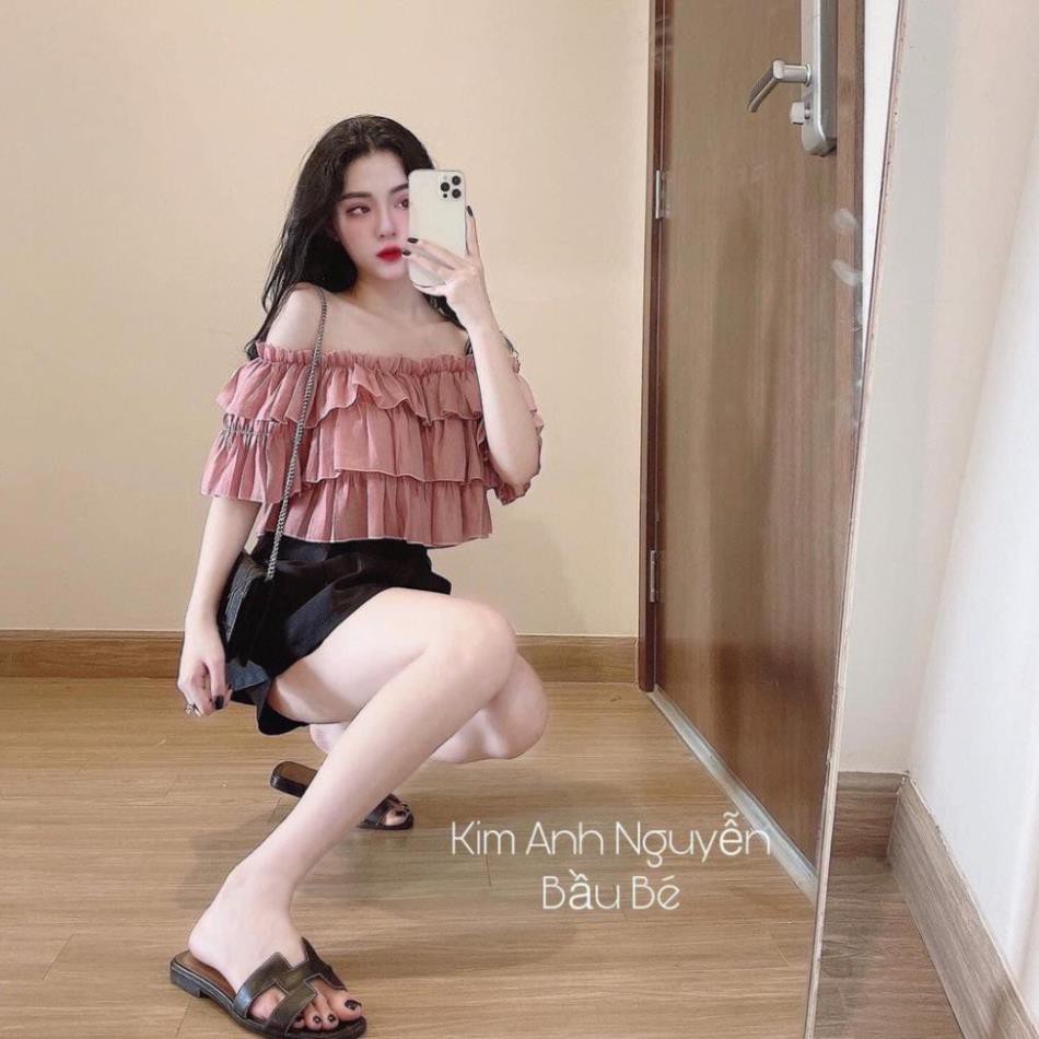 Sét Đồ Nữ, Sét Áo  Trễ Vai Bèo Tùng Kèm Quần Giả Váy Cực Xinh Siêu Hot Hit | BigBuy360 - bigbuy360.vn