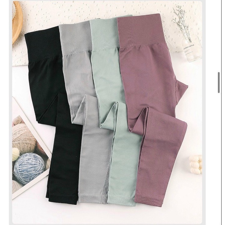 Quần tập gym yoga legging nữ thể thao TYM vải dệt kim co dãn tốt tôn dáng Q001 - TYM FASHION