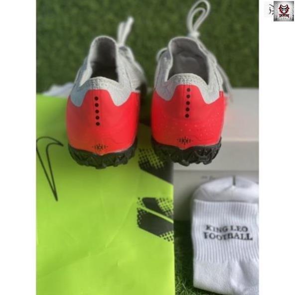 Giày Bóng Đá, Giày Vapor 13 Pro Xám Đỏ Neymar Dành Cho Nam- King Leo Football Chất